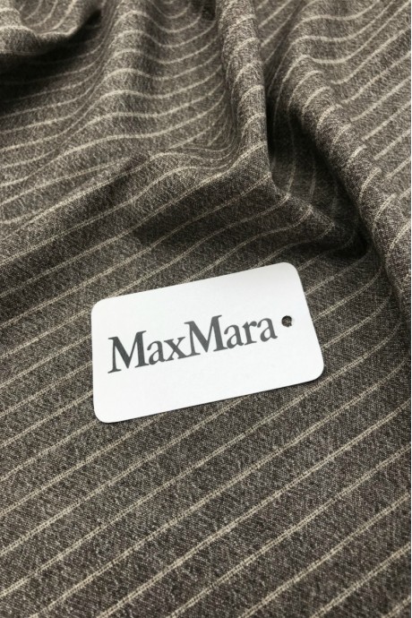 Костюмная ткань в полоску Max Mara